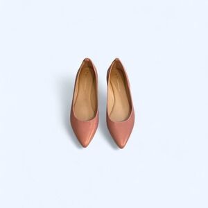Pointy toe pink ballet flats size 8 by Antonio Melani